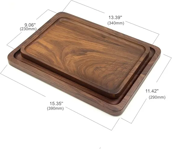 Marley Natural Black Walnut Tray